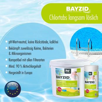 Preview: 5 kg BAYZID® Chlortabs 20g langsam löslich